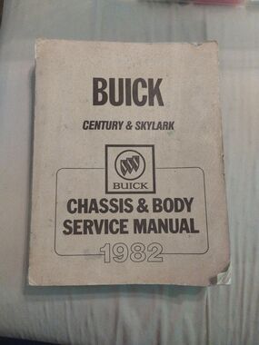 1982 Buick Century & Skylark Chassis & Body Service Manual